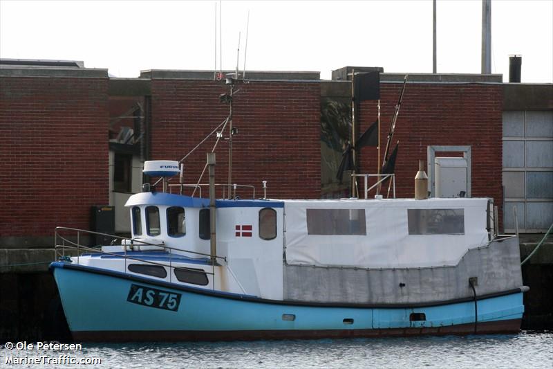 as 75 mette skodt (Fishing vessel) - IMO , MMSI 219006614, Call Sign XP 2933 under the flag of Denmark