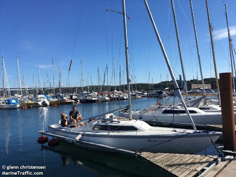 hasta la vista (Pleasure craft) - IMO , MMSI 219027337, Call Sign XPH5989 under the flag of Denmark