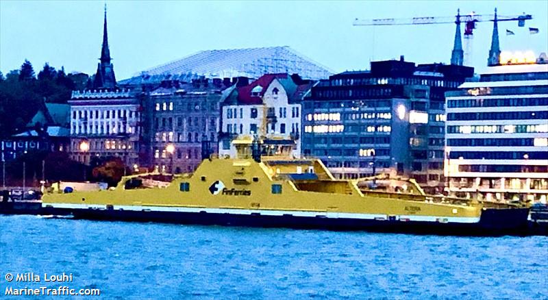 altera (Passenger/Ro-Ro Cargo Ship) - IMO 9915349, MMSI 230168060, Call Sign OJUH under the flag of Finland