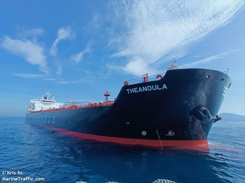theanoula (Chemical/Oil Products Tanker) - IMO 9935557, MMSI 311001055, Call Sign C6FA7 under the flag of Bahamas