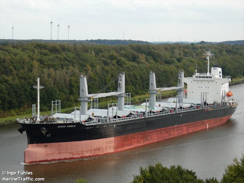 norse mobile (Bulk Carrier) - IMO 9943554, MMSI 352001543, Call Sign 3E2547 under the flag of Panama
