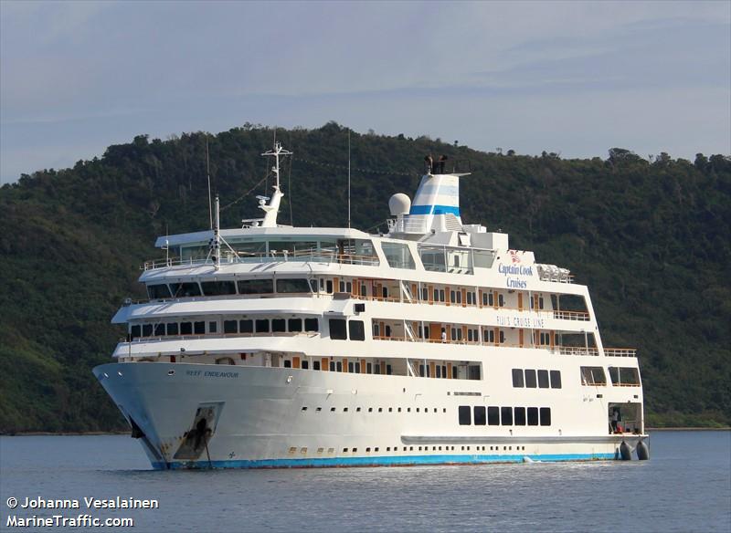 reef endeavour (Passenger (Cruise) Ship) - IMO 9012666, MMSI 520184000, Call Sign 3DQF under the flag of Fiji