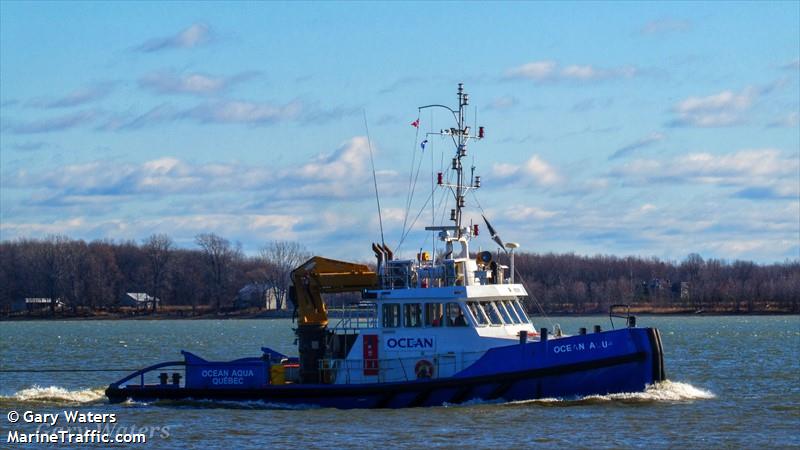 ocean aqua (Pusher Tug) - IMO 9280469, MMSI 316016760 under the flag of Canada