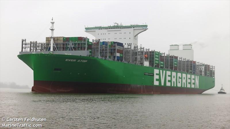 ever atop (Container Ship) - IMO 9893993, MMSI 563166100, Call Sign 9V7624 under the flag of Singapore