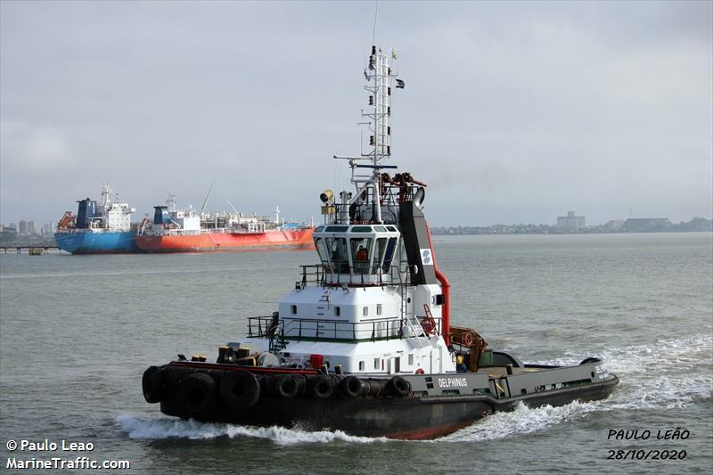 delphinus (Tug) - IMO 9573141, MMSI 710011990, Call Sign PQ6782 under the flag of Brazil