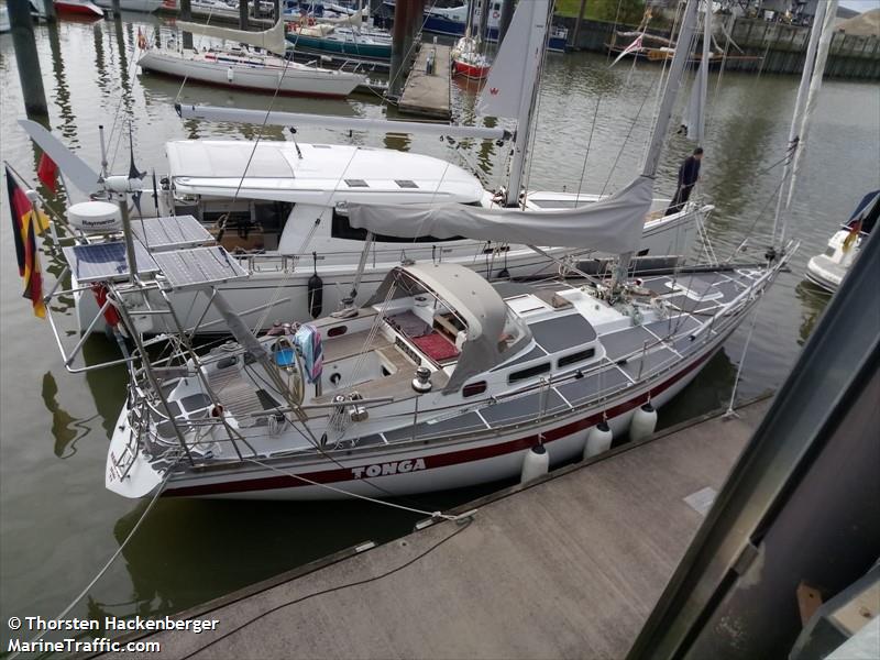 tonga (Sailing vessel) - IMO , MMSI 211102170, Call Sign DK3463 under the flag of Germany