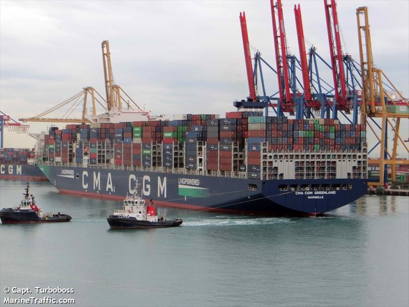 cma cgm greenland (Container Ship) - IMO 9895006, MMSI 228410800, Call Sign FMPU under the flag of France