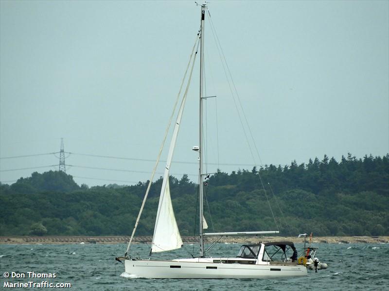 moonshine (Sailing vessel) - IMO , MMSI 235118304, Call Sign 2JRJ5 under the flag of United Kingdom (UK)
