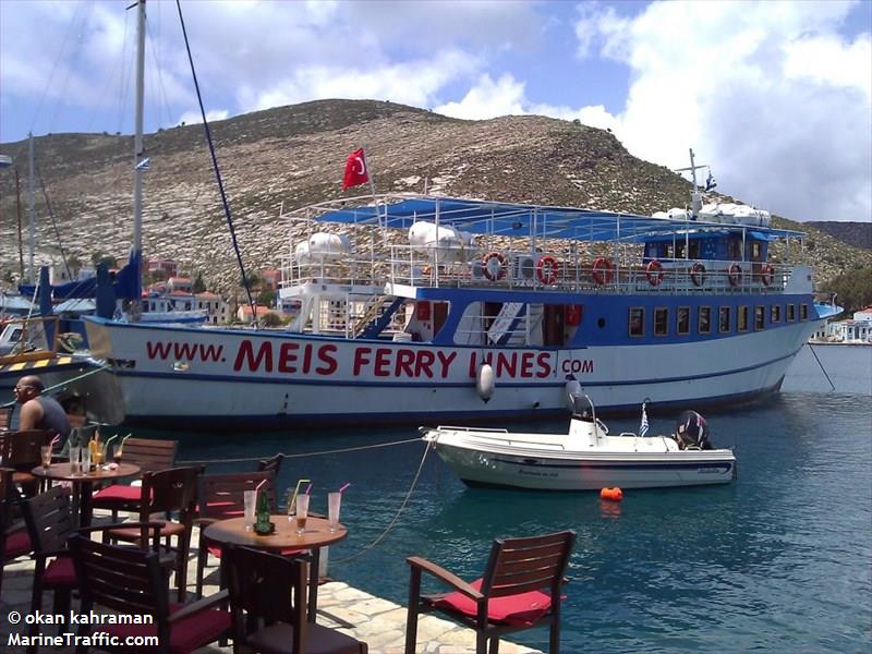 kahramanlar 4 (Passenger Ship) - IMO 8985244, MMSI 271015010, Call Sign TC6130 under the flag of Turkey