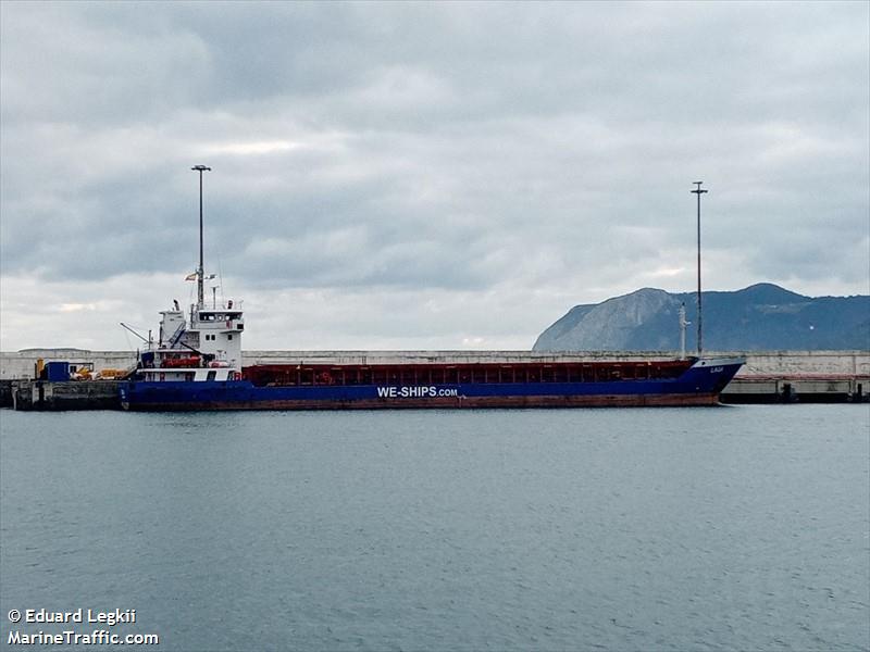 laga (General Cargo Ship) - IMO 9006318, MMSI 314669000, Call Sign 8PC03 under the flag of Barbados