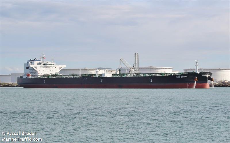 sea coral (Crude Oil Tanker) - IMO 9935650, MMSI 636021874, Call Sign 5LGC7 under the flag of Liberia