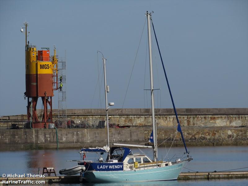 lady wendy (Sailing vessel) - IMO , MMSI 235068682, Call Sign 2BRJ6 under the flag of United Kingdom (UK)