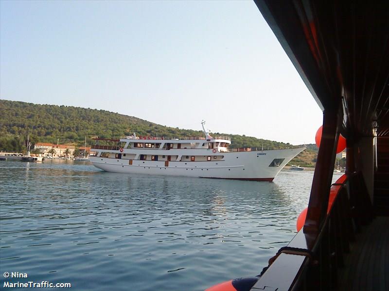 liberty (Passenger ship) - IMO , MMSI 238301940, Call Sign 9AA7949 under the flag of Croatia