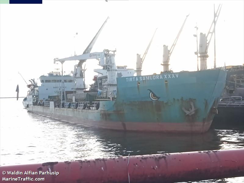 tirta samudra xxxv (General Cargo Ship) - IMO 9738296, MMSI 525020261, Call Sign PLGH under the flag of Indonesia