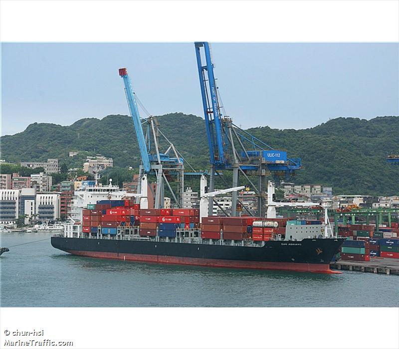 okee henri (Container Ship) - IMO 9347279, MMSI 636093086, Call Sign A8PC8 under the flag of Liberia