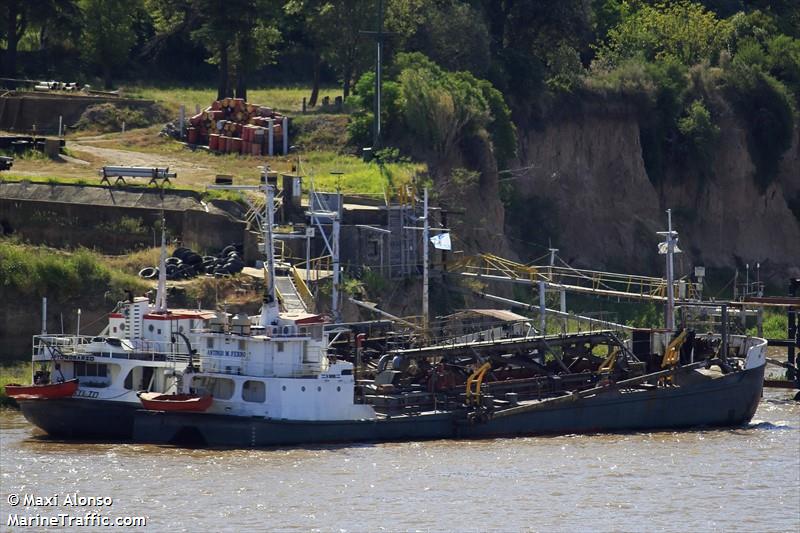 antonio maria ferro (Cargo ship) - IMO , MMSI 701006297 under the flag of Argentina