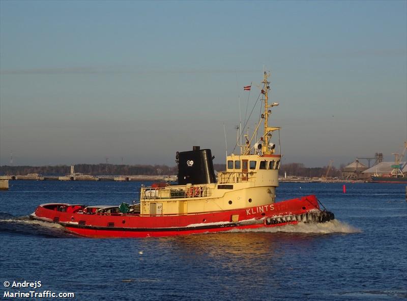 klints (Tug) - IMO 6800438, MMSI 275041056, Call Sign YL2738 under the flag of Latvia