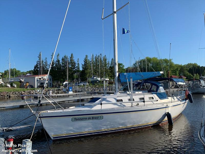 tonnerre de brest 1 (Sailing vessel) - IMO , MMSI 316049898 under the flag of Canada
