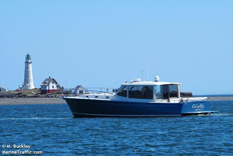 gezellig (Pleasure craft) - IMO , MMSI 338154061 under the flag of USA