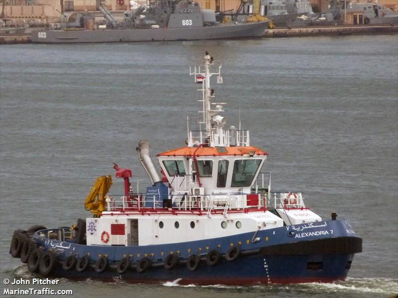 alexandria 7 (Tug) - IMO 9719147, MMSI 622112831, Call Sign 6AMC under the flag of Egypt