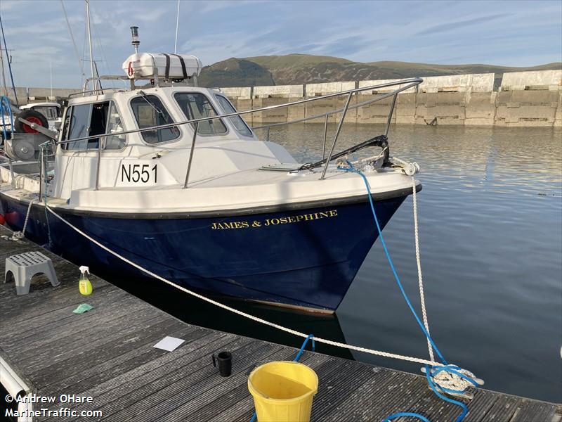 jas josephine n551 (Unknown) - IMO , MMSI 232031124 under the flag of United Kingdom (UK)