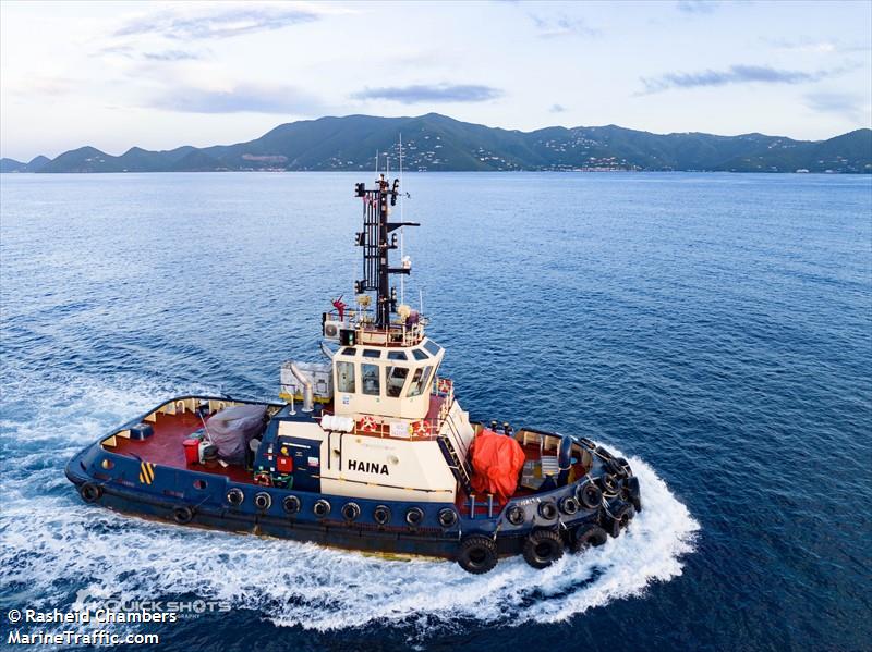 haina (Tug) - IMO 9429895, MMSI 327770011, Call Sign HIRD958 under the flag of Dominican Rep