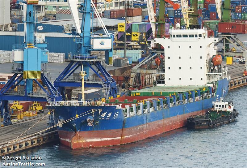 gang tong 16 (General Cargo Ship) - IMO 8357540, MMSI 352001763, Call Sign 3E2599 under the flag of Panama