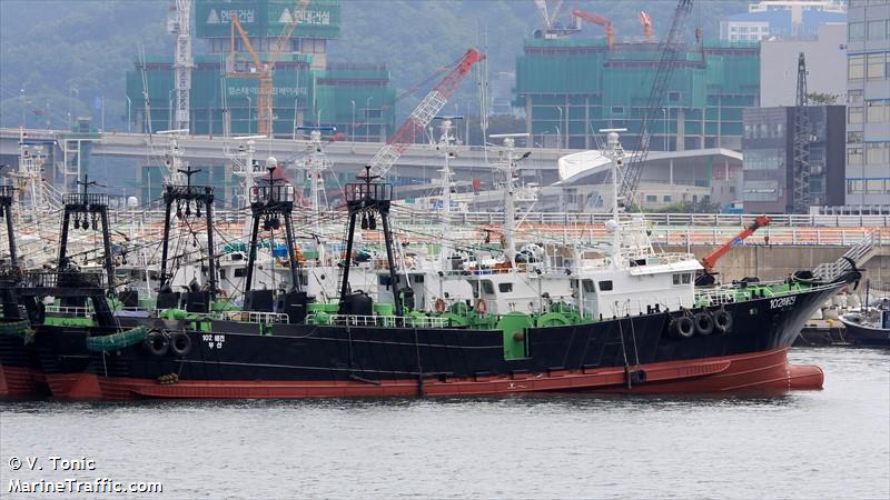 102haejin (Fishing vessel) - IMO , MMSI 440105470, Call Sign 307 under the flag of Korea