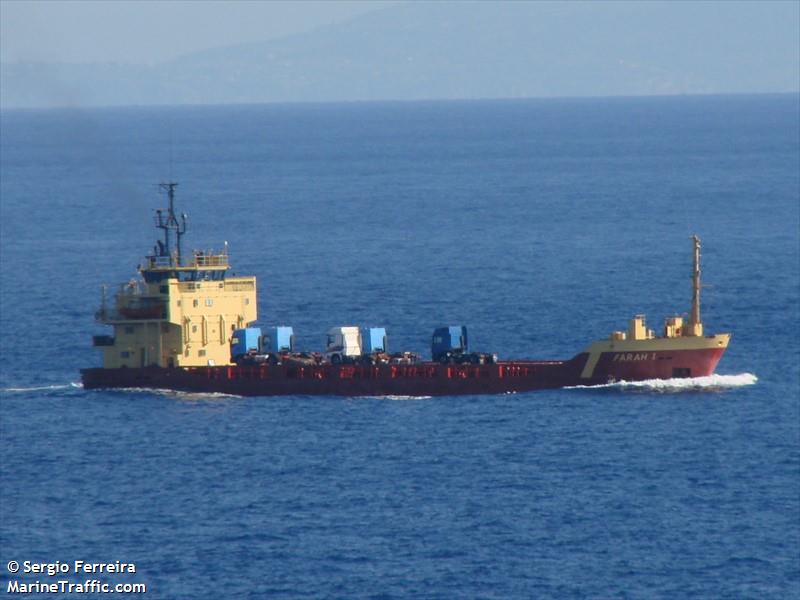 farahi 1 (-) - IMO , MMSI 677036600, Call Sign 5IM466 under the flag of Tanzania