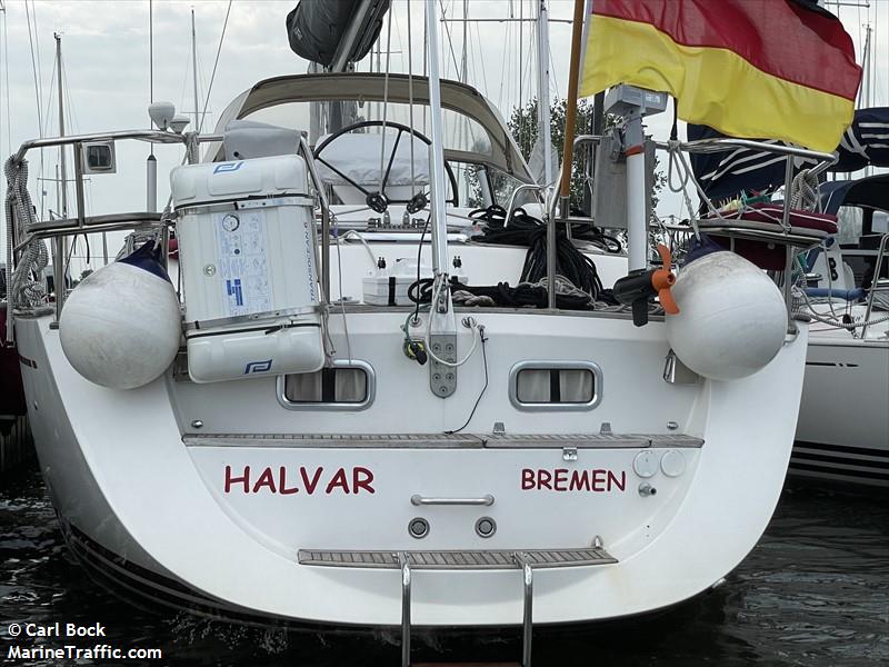 halvar (Sailing vessel) - IMO , MMSI 211875470, Call Sign DC9738 under the flag of Germany