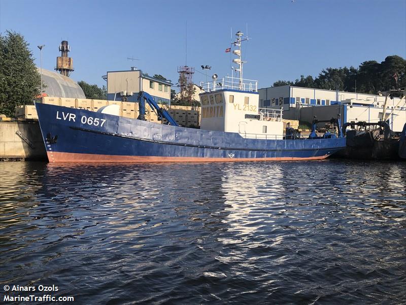 varita (Fishing vessel) - IMO , MMSI 275210000, Call Sign  YL2132 under the flag of Latvia