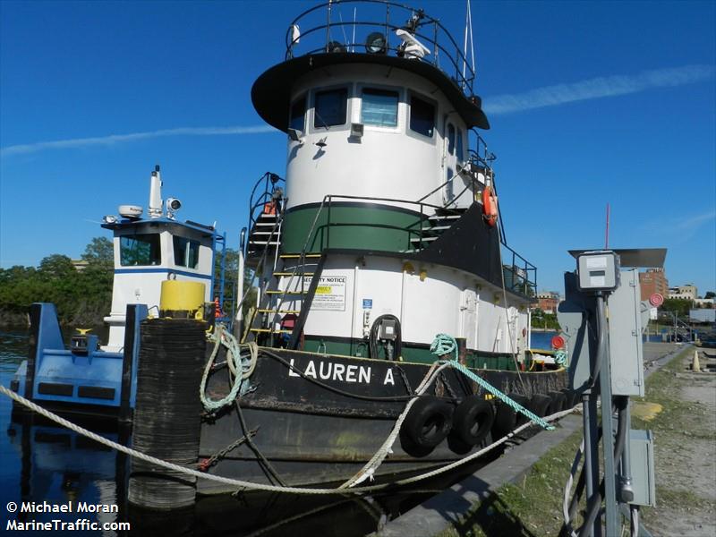 lauren a (Tug) - IMO , MMSI 367675840, Call Sign WDI2212 under the flag of United States (USA)