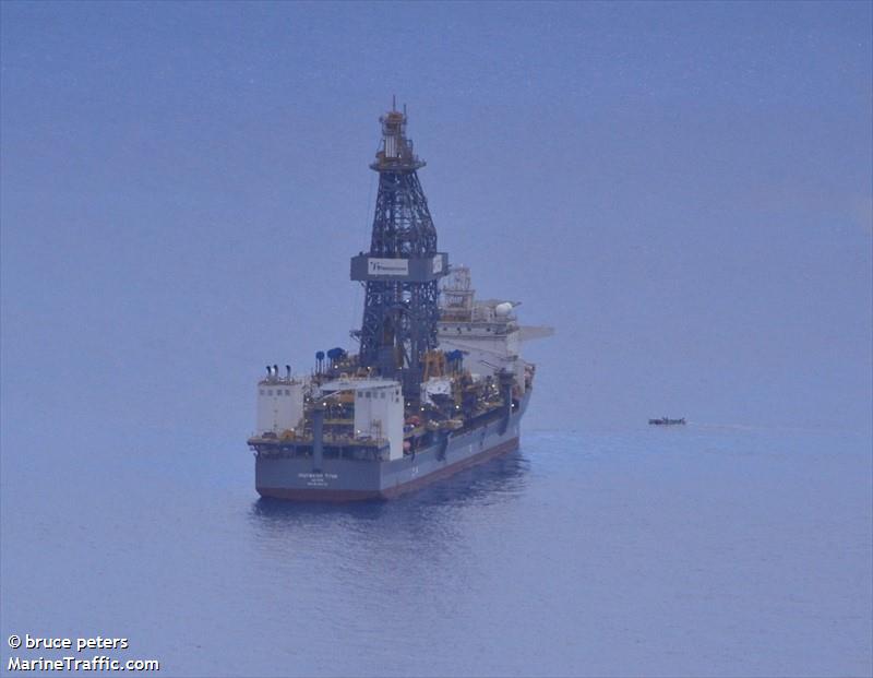 deepwater titan (Drilling Ship) - IMO 9735270, MMSI 538006195, Call Sign V7KR3 under the flag of Marshall Islands