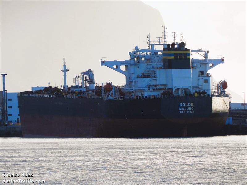 nolde (Crude Oil Tanker) - IMO 9787924, MMSI 538009968, Call Sign V7A5405 under the flag of Marshall Islands