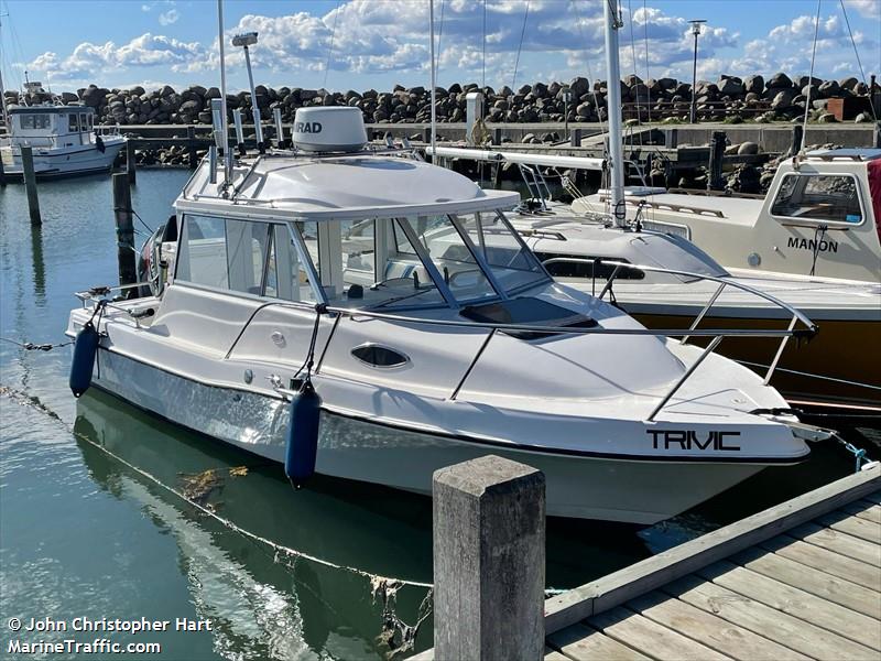 trivic (Pleasure craft) - IMO , MMSI 219020671, Call Sign XPE7040 under the flag of Denmark