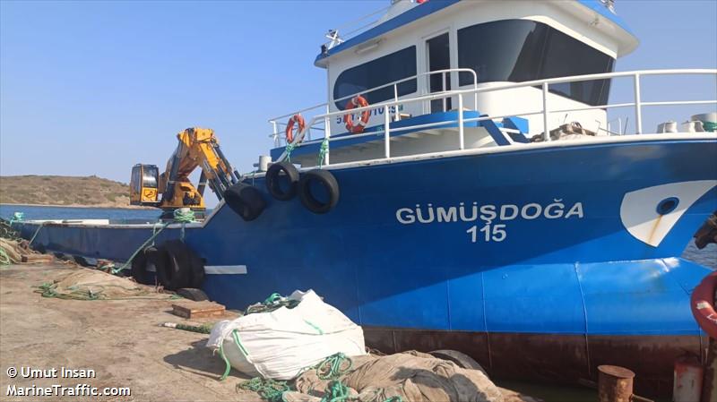 gumusdoga 115 (Port tender) - IMO , MMSI 271050024, Call Sign TCA6988 under the flag of Turkey