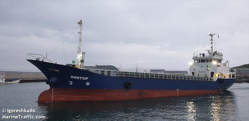 victor (General Cargo Ship) - IMO 8926389, MMSI 273435340, Call Sign UBWR2 under the flag of Russia