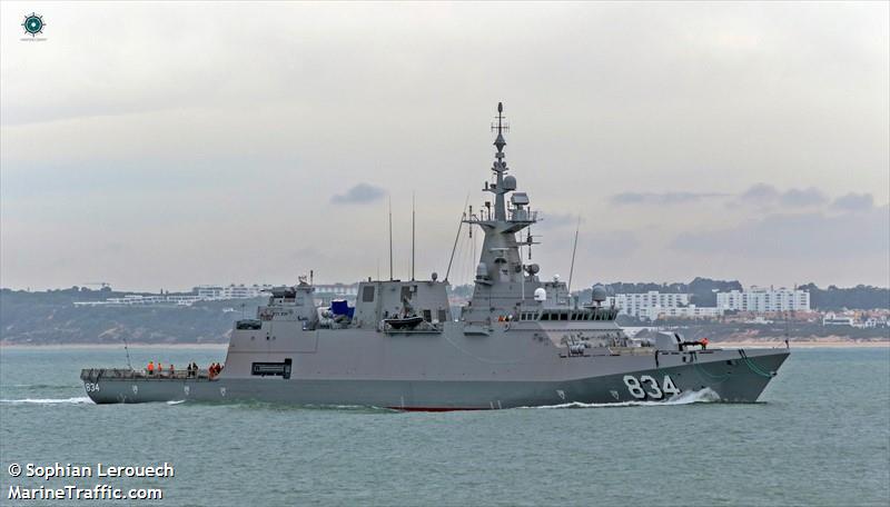 jazan (Military ops) - IMO 4736566, MMSI 403787070, Call Sign HZG4546 under the flag of Saudi Arabia