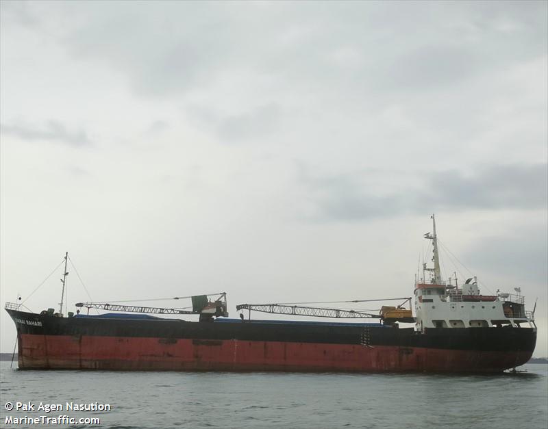 km damai bahari (Cargo ship) - IMO , MMSI 525009151, Call Sign PNZI under the flag of Indonesia