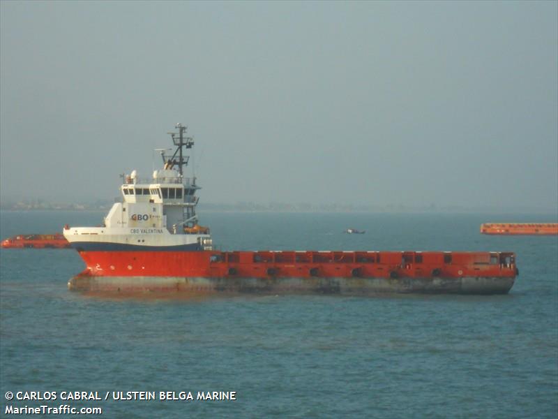 cbo valentina (Offshore Tug/Supply Ship) - IMO 9364318, MMSI 710003130, Call Sign PPUE under the flag of Brazil