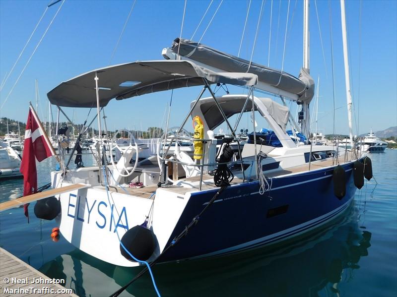 elysia (Unknown) - IMO , MMSI 219026385 under the flag of Denmark