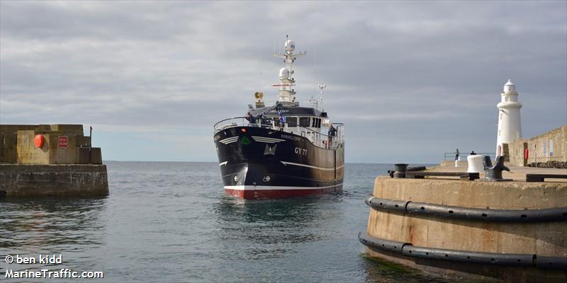 euroclydon gy77 (Fishing vessel) - IMO , MMSI 232044597, Call Sign MMOC8 under the flag of United Kingdom (UK)