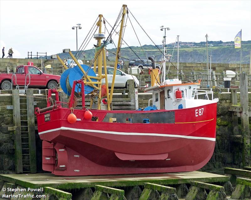 provider e 87 (Fishing vessel) - IMO , MMSI 235089773, Call Sign MSJS9 under the flag of United Kingdom (UK)