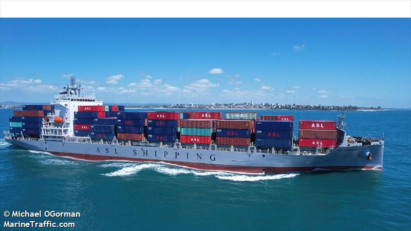 asl hong kong (Container Ship) - IMO 9958860, MMSI 477856100, Call Sign VRUX4 under the flag of Hong Kong