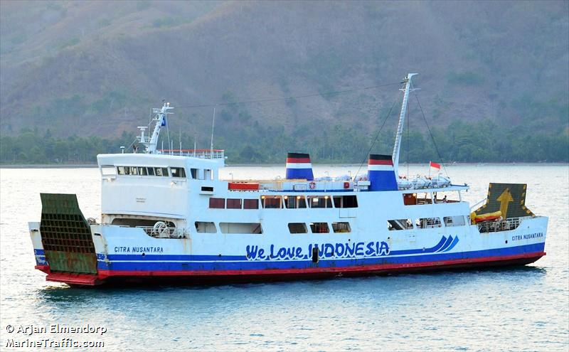 citra nusantara (Passenger ship) - IMO 8132160, MMSI 525002075, Call Sign YFHT under the flag of Indonesia