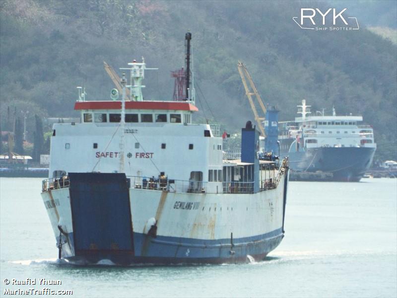 kmp.gemilang viii (Passenger ship) - IMO , MMSI 525007366, Call Sign Y C R P under the flag of Indonesia