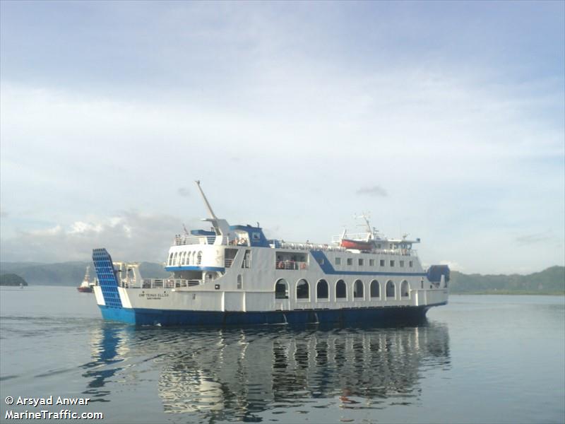kmp trimas ellisa (Passenger/Ro-Ro Cargo Ship) - IMO 8663092, MMSI 525012283, Call Sign JZPU under the flag of Indonesia