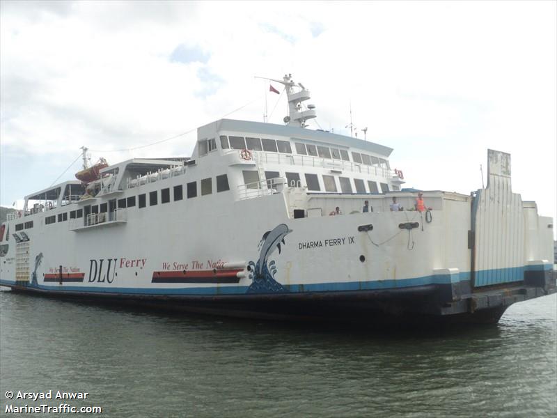 km dharma ferry ix (-) - IMO , MMSI 525015374, Call Sign PMPO under the flag of Indonesia