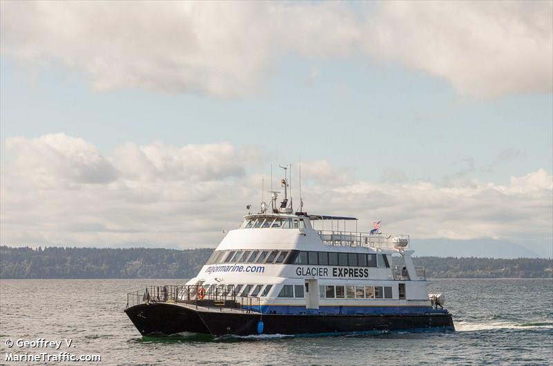 glacier express (Passenger Ship) - IMO , MMSI 367114270, Call Sign WDD2356 under the flag of United States (USA)
