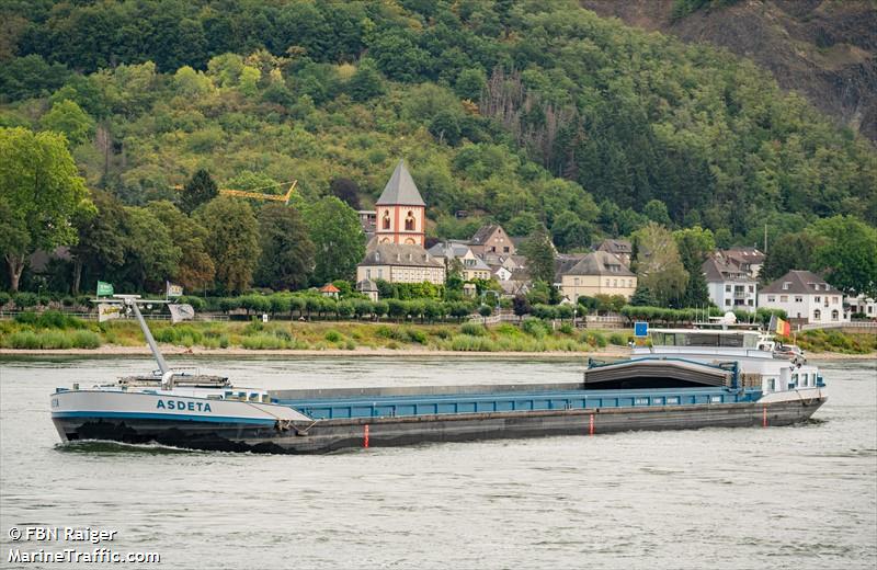 asdeta (Cargo ship) - IMO , MMSI 205370290, Call Sign OT3702 under the flag of Belgium